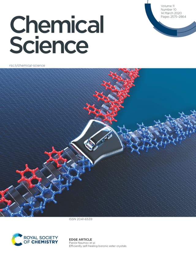 Journal cover featuring lab research