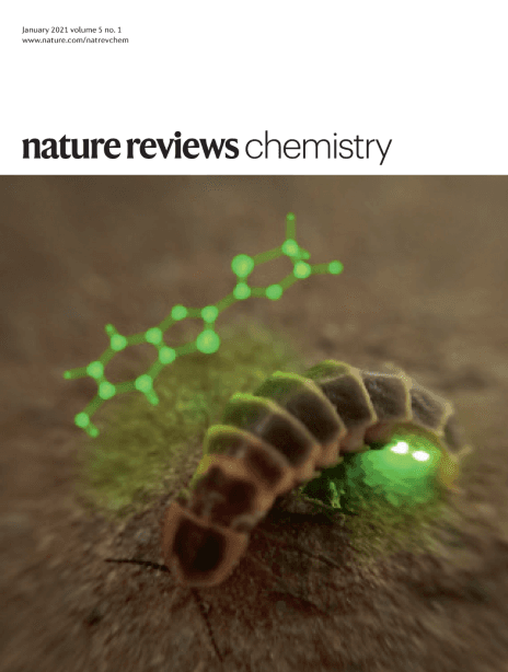 Journal cover featuring lab research
