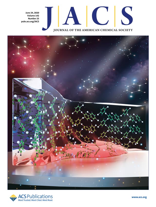 Journal cover featuring lab research