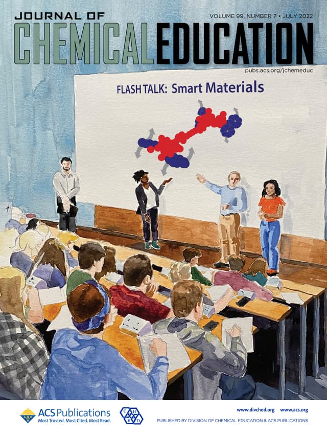 Journal cover featuring lab research